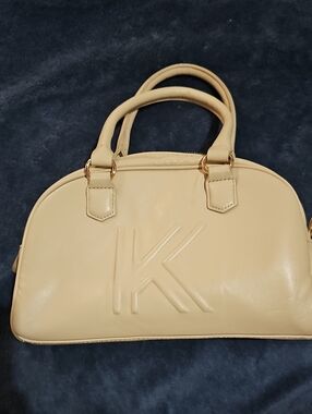 Kendall & Kylie Cream Dome Satchel